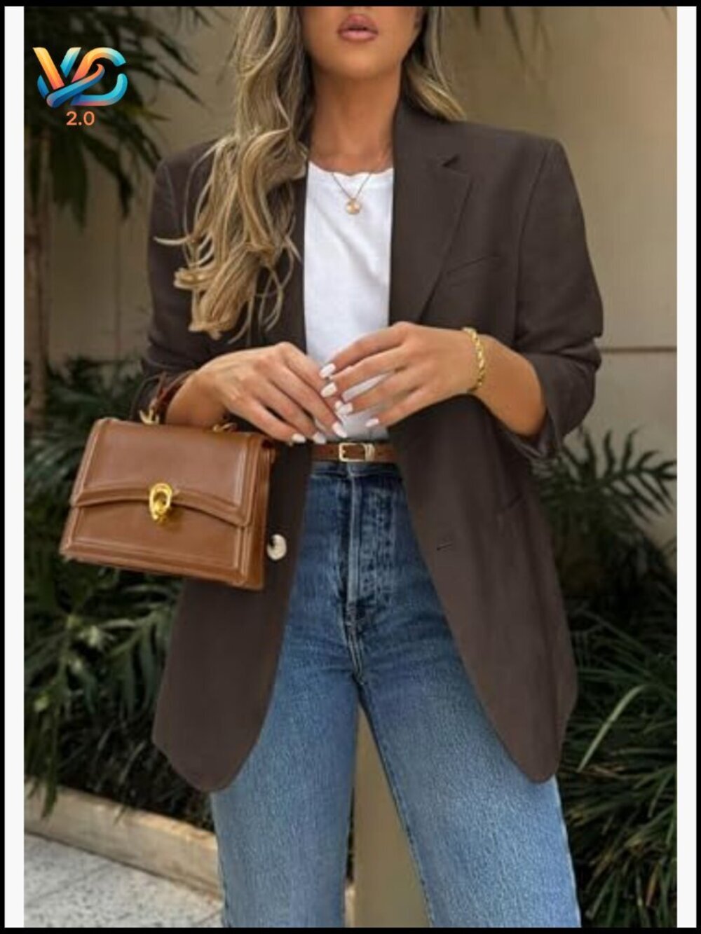 Women's Business Casual Blazer Long Sleeve Lapel Open Front Suit Jacket - Picture 4 of 7